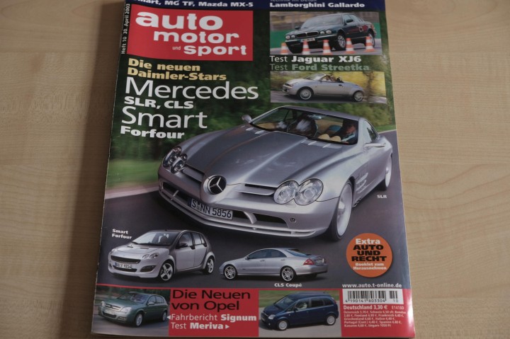 Deckblatt Auto Motor und Sport (10/2003)